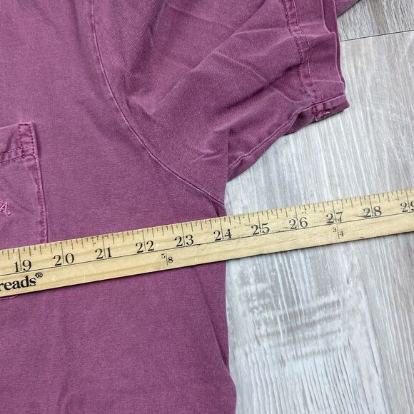 Tommy Bahama Relax Shirt Men's‎ XL Pima Cotton Short Sleeve Pocket Logo Pink - Picture 6 of 7